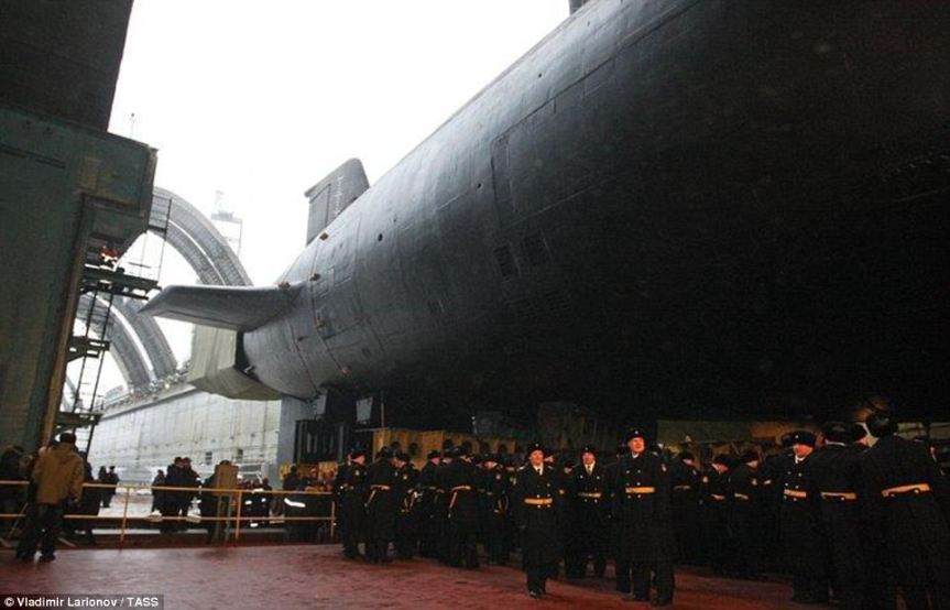 A new class of Russian submarines that could decimate a city up to 5,778 miles away has been unveiled.