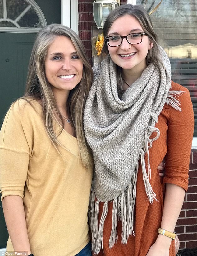 Mallory Jackson (left), 27, and her sister Meredith Opel, 20 (right) were found dead