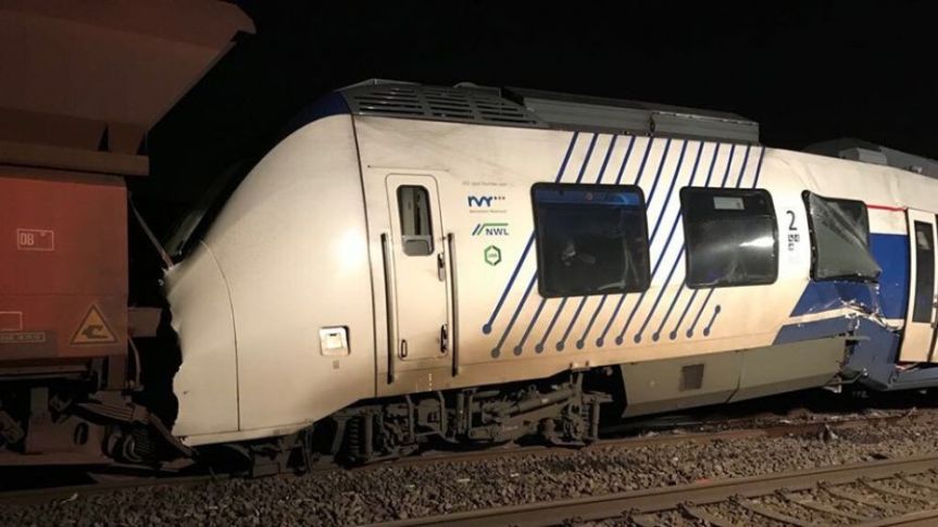 A passenger train hit a freight train in Germany 