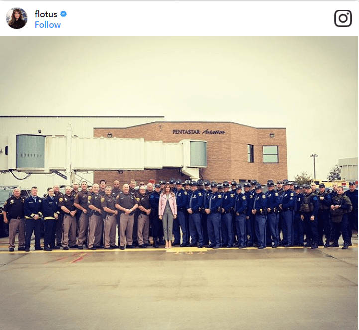 Melania Trump National Law Enforcement Appreciation Day