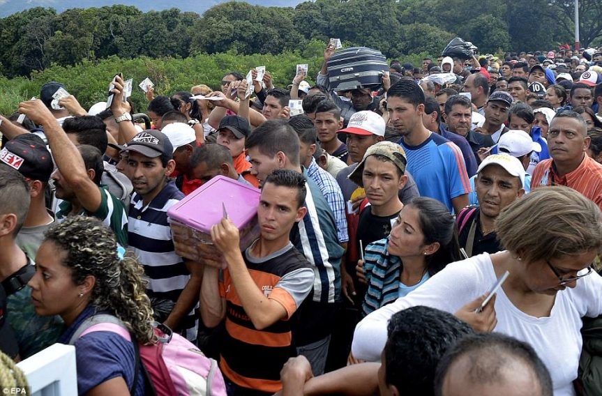 Colombia is attempting to deal with the mass migration at an uncertain period