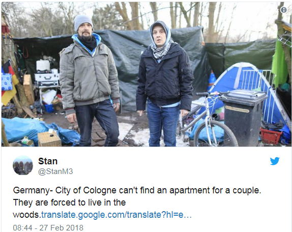 Andreas and Sandra Homeless in Germany