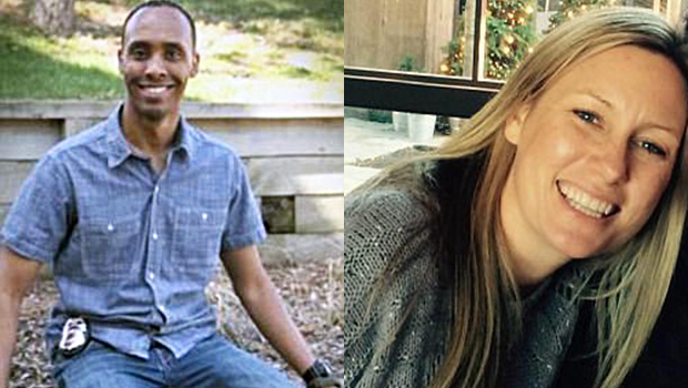 Officer Mohamed Noor and Justine Damond