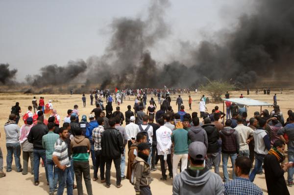 demonstrations along the Gaza-Israel border