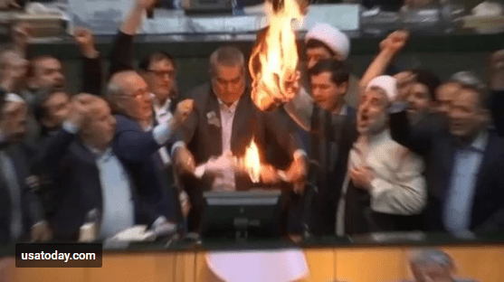 Iranian lawmakers shouted 