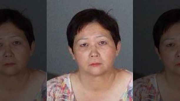 Helen Law was arrested for allegedly leaving a 6-year-old boy in a hot van.  (Alhambra Police Department)