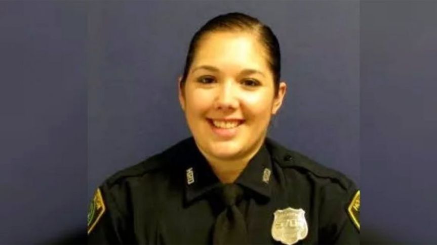 Officer Kirsten Koryciak went above and beyond to help a Walmart shopper down on his luck.  (Houston Police Department )