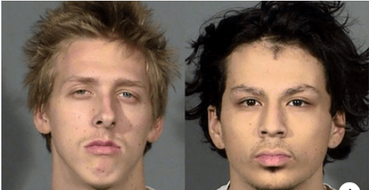 Kody Harlan, 17, left, and Jaiden Caruso, 16