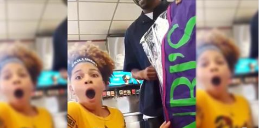 The father of 14-year-old Nevaeha Smith said he couldn't afford the dress she wanted for