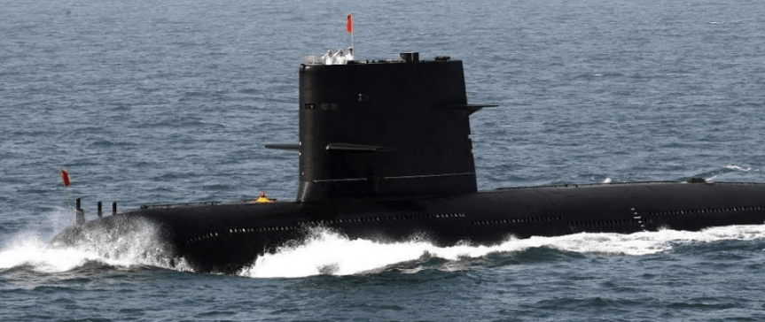 Chinese submarine (Warthog Defense/YouTube)