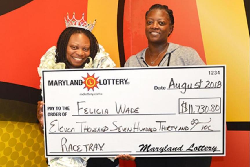 A Maryland woman visited lottery headquarters three times in the past month to collect large jackpots.