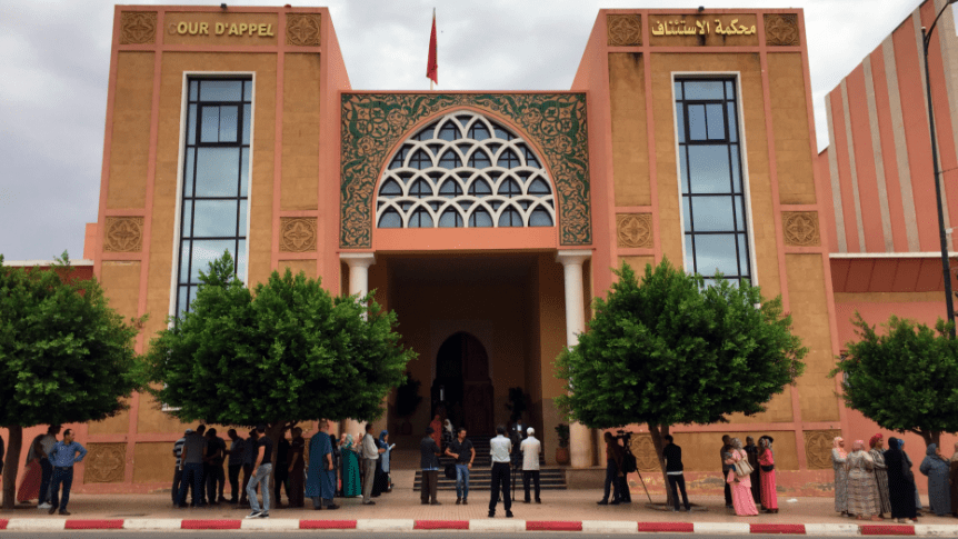 The courthouse of Beni Mellal, Morocco is pictured, 