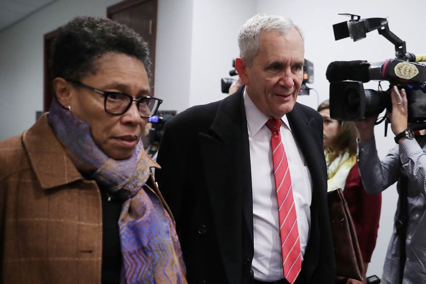 Rep. Marcia Fudge, pictured here with Rep. Lloyd Doggett,