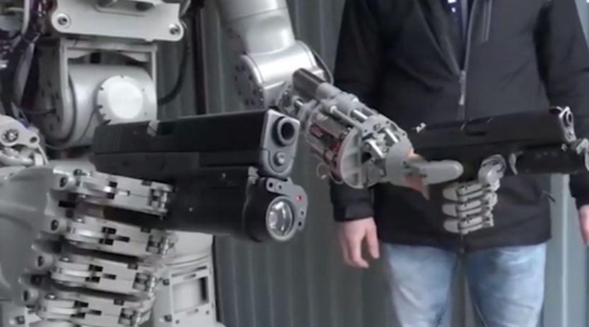 The terminator-style robot