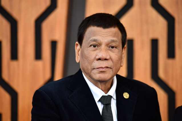 Philippine President Rodrigo Duterte.