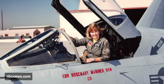 Rosemary Mariner, who became the Navy's first woman to fly a tactical fighter jet in 1974, 