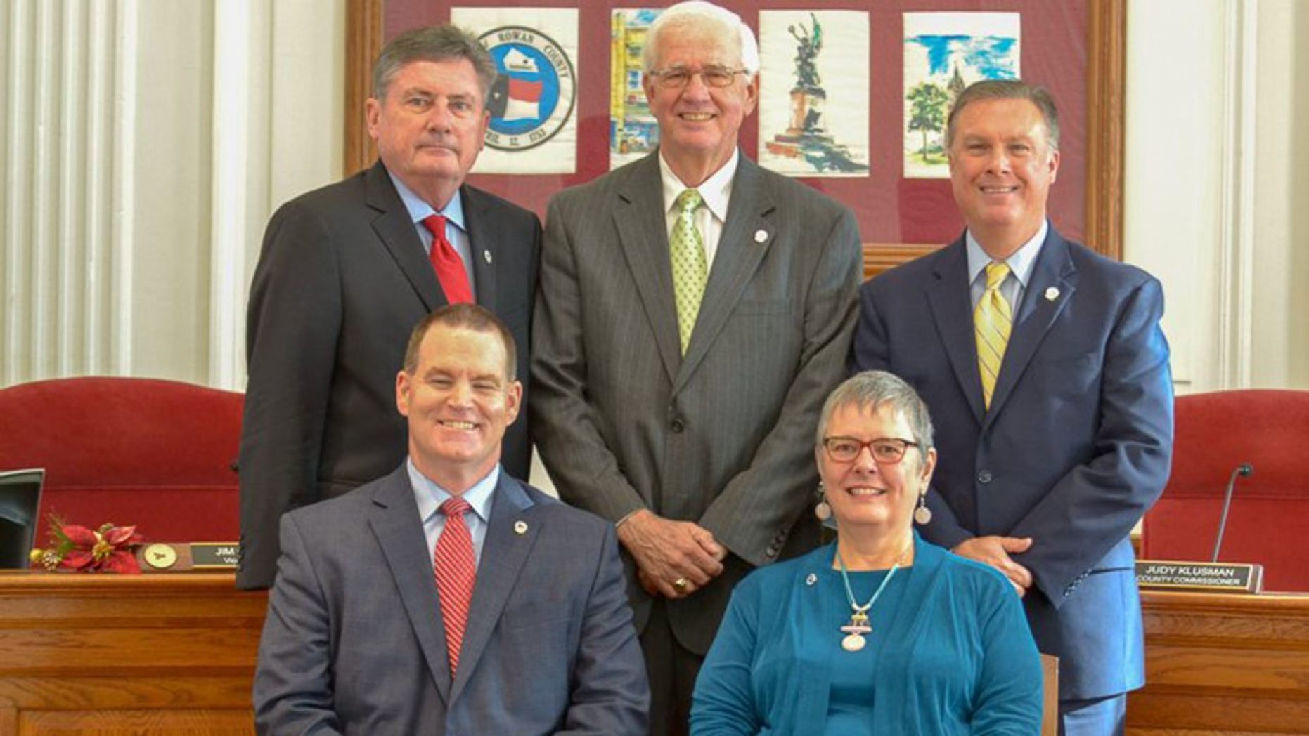 Rowan County commissioners in North Carolina 
