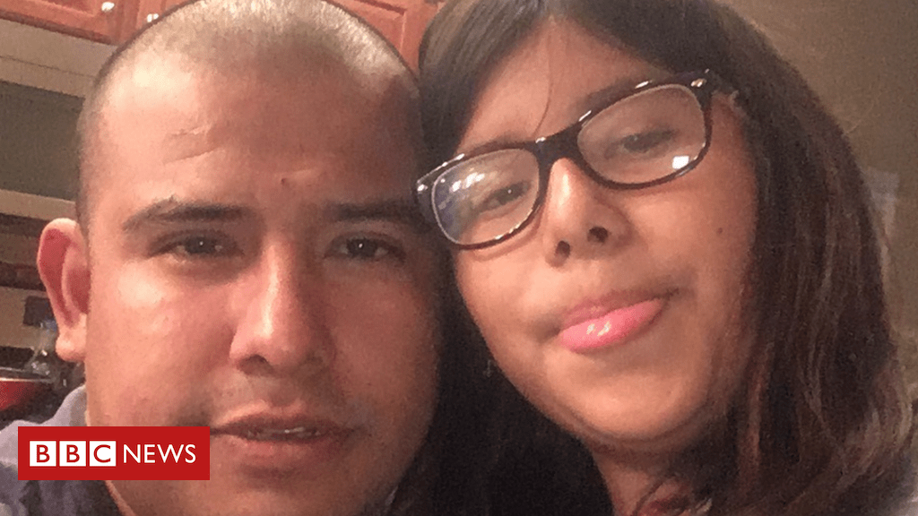 Jose Gonzalez Carranza and his 12-year-old daughter,