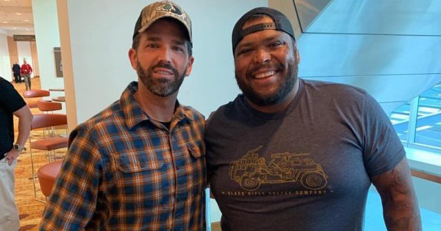 Omar Avila with Donald Trump Jr. 