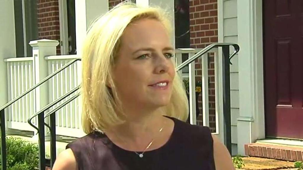 Outgoing Homeland Security Secretary Kirstjen Nielsen