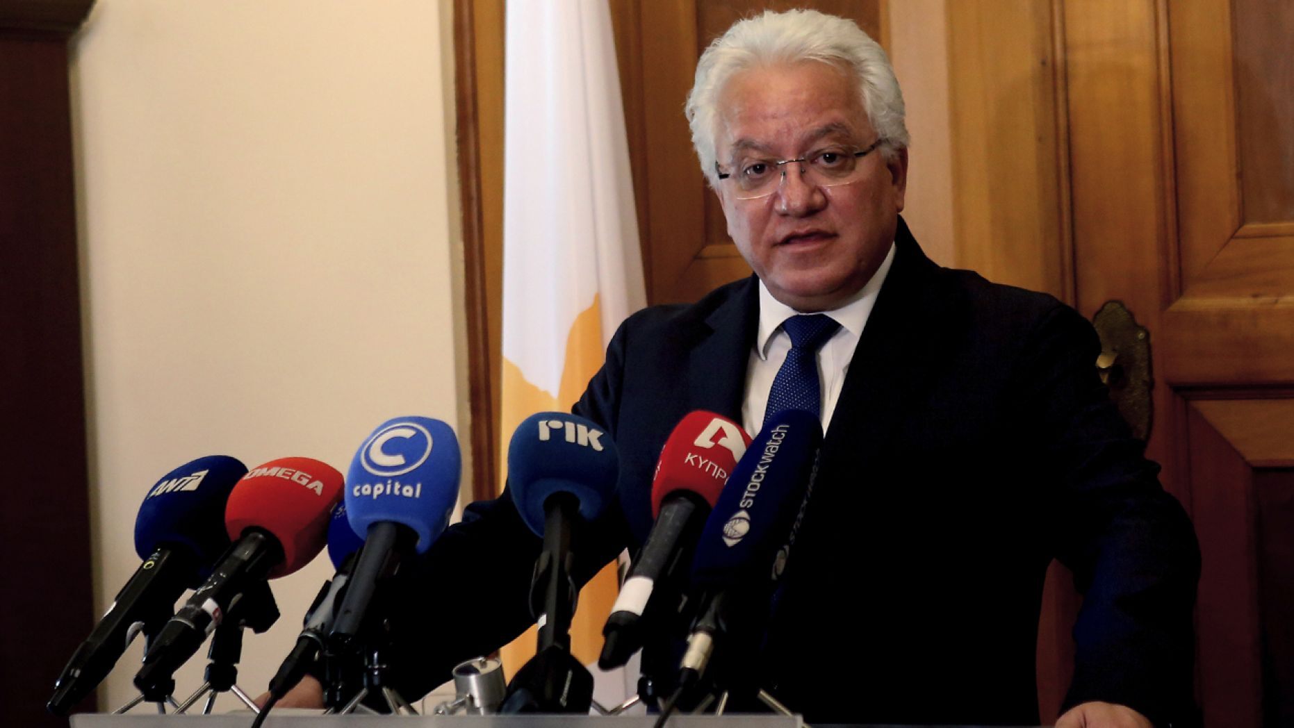 Cyprus' Justice Minister Ioanas Nicolaou