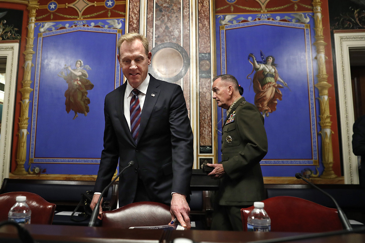 Acting Defense Secretary Patrick Shanahan,