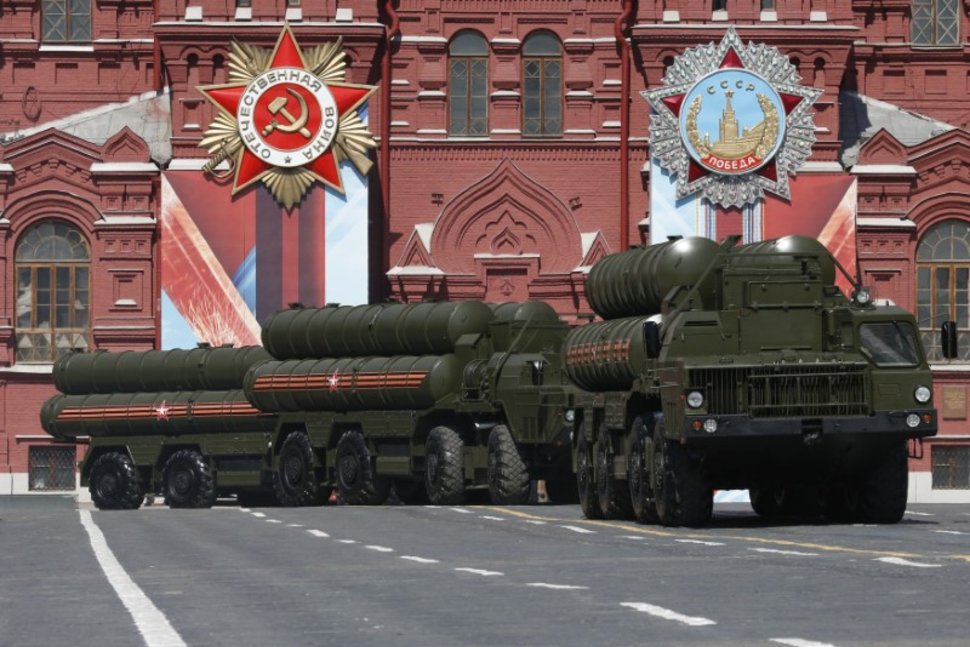 FILE PHOTO: Russian S-400 Triumph medium-range and long-range surface-to-air missile system