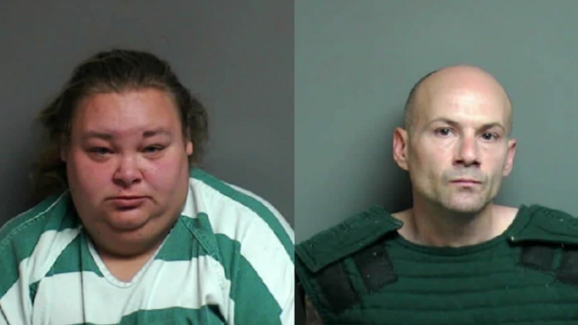 Michael Welch, right, and Misty George 