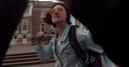 Jillian Ward, 19, a pro-choice feminist