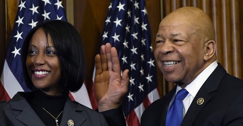 Rep. Elijah Cummings His wife, Maya Rockeymoore,