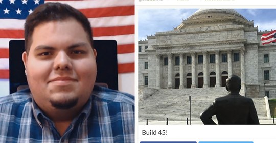 Melvin Soto Vazquez who is Vice President of the College republican federation of Puerto Rico