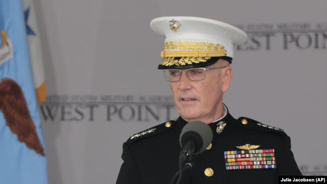 Marine General Joseph Dunford, the chairman of the U.S. Joint Chiefs of Staff (file photo)