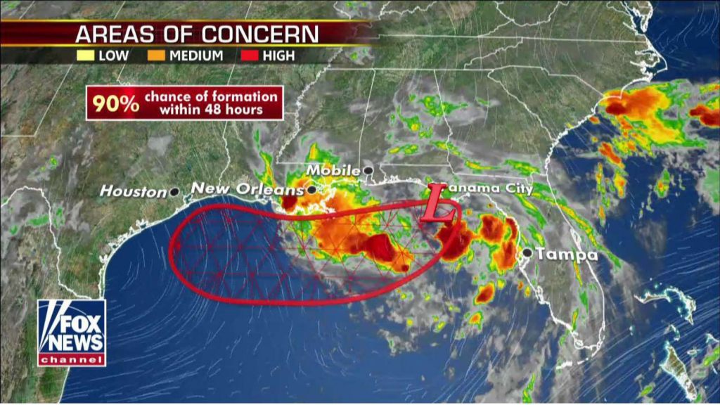 Barry is expected to form into a tropical storm by Thursday night. (Fox News)