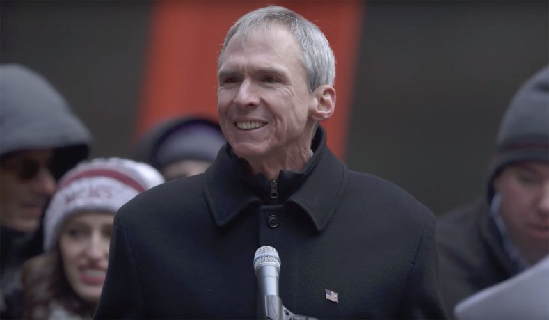 Congressman Dan Lipinski (D, Ill.) speaks at the March for Life in Chicago.