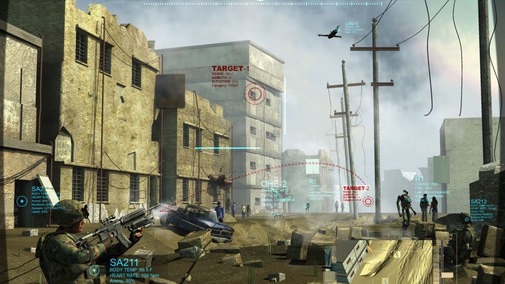 An illustration of Squad X Core Technologies. (DARPA)