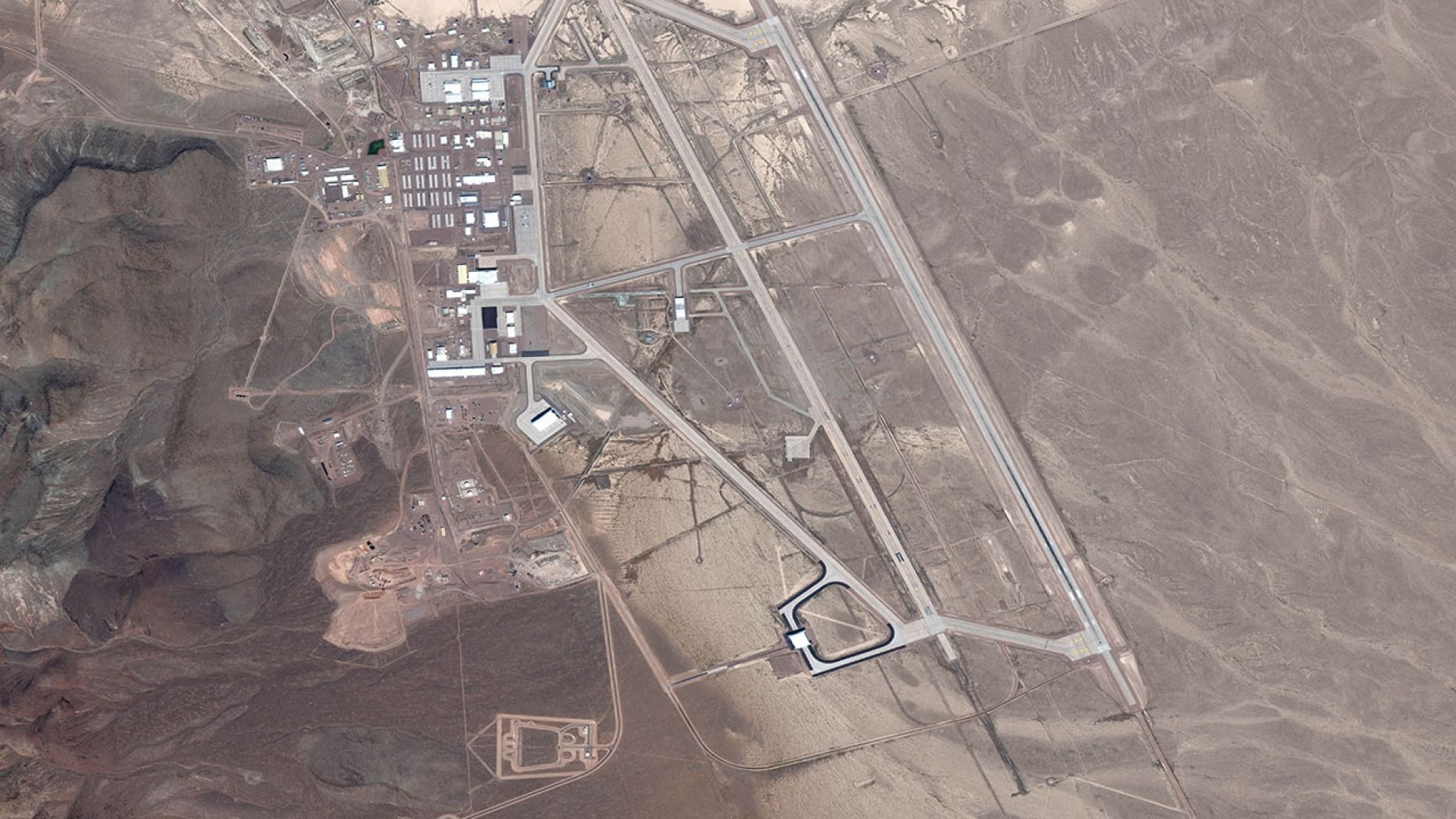 DigitalGlobe satellite image Area 51