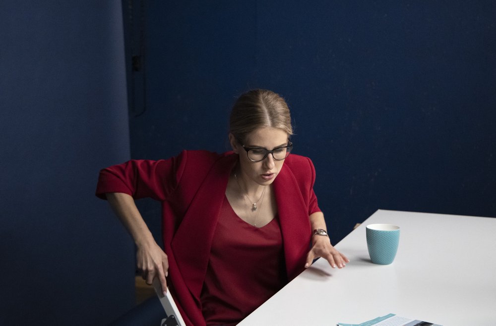 In this photo taken on Thursday, Aug. 15, 2019, Russian opposition activist Lyubov Sobol