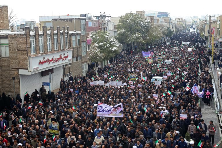 Nov. 20, 2019, as President Hassan Rouhani said the country’s people had defeated an “enemy conspiracy” behind a wave of violent street protests.