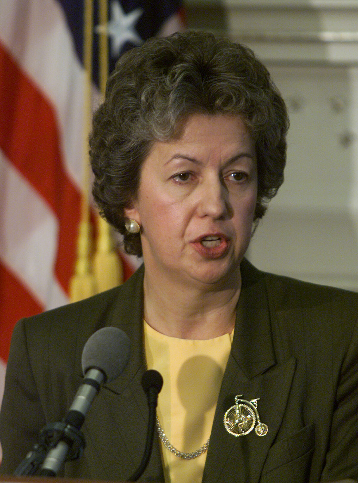 Federal Bureau of Prisons Director Kathleen Hawk Sawyer in a 2001 file photograph.