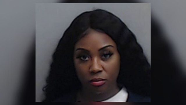 Jonelle Jade Dare, 33, was arrested Tuesday in Sandy Springs,