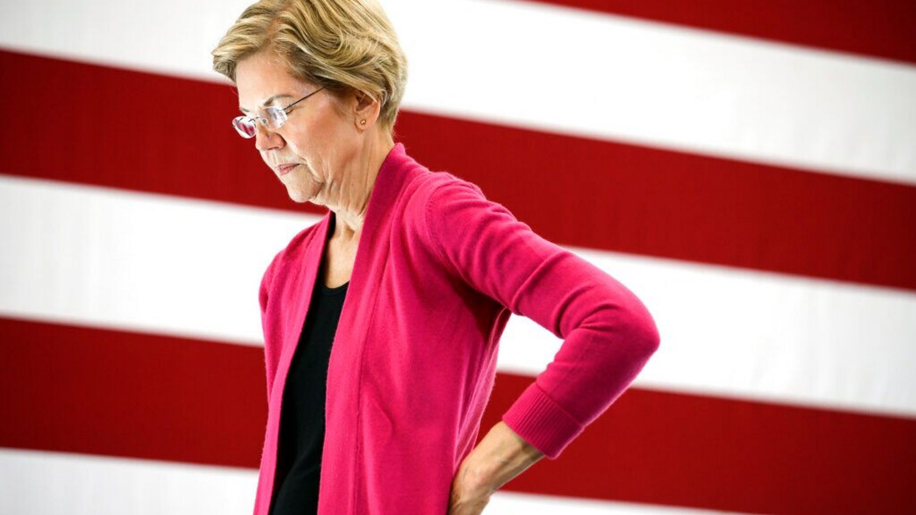 Democratic presidential candidate Sen. Elizabeth Warren, D-Mass., listens to a question during the question and answer part of her campaign event Wednesday, Oct. 30, 2019