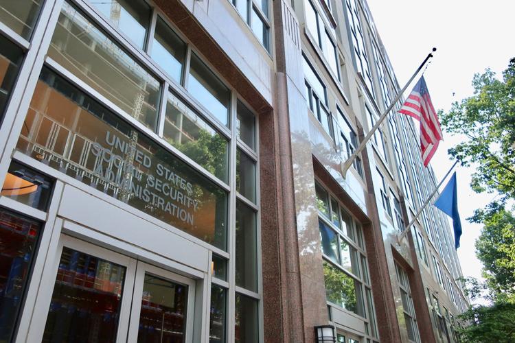  The U.S. Social Security Administration building in Washington