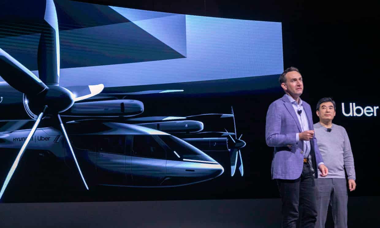 The concept between Uber and Hyundai was revealed at the Consumer Electronics Show in Las Vegas.