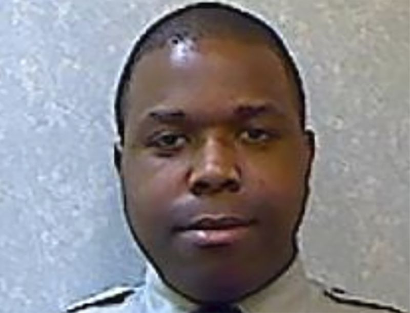 This undated photo provided by the Prince George's County Police Department shows Prince George's County Police Department Cpl. Michael Owen Jr. Owen, accused of shooting and killing a handcuffed man in the front seat of a police cruiser,