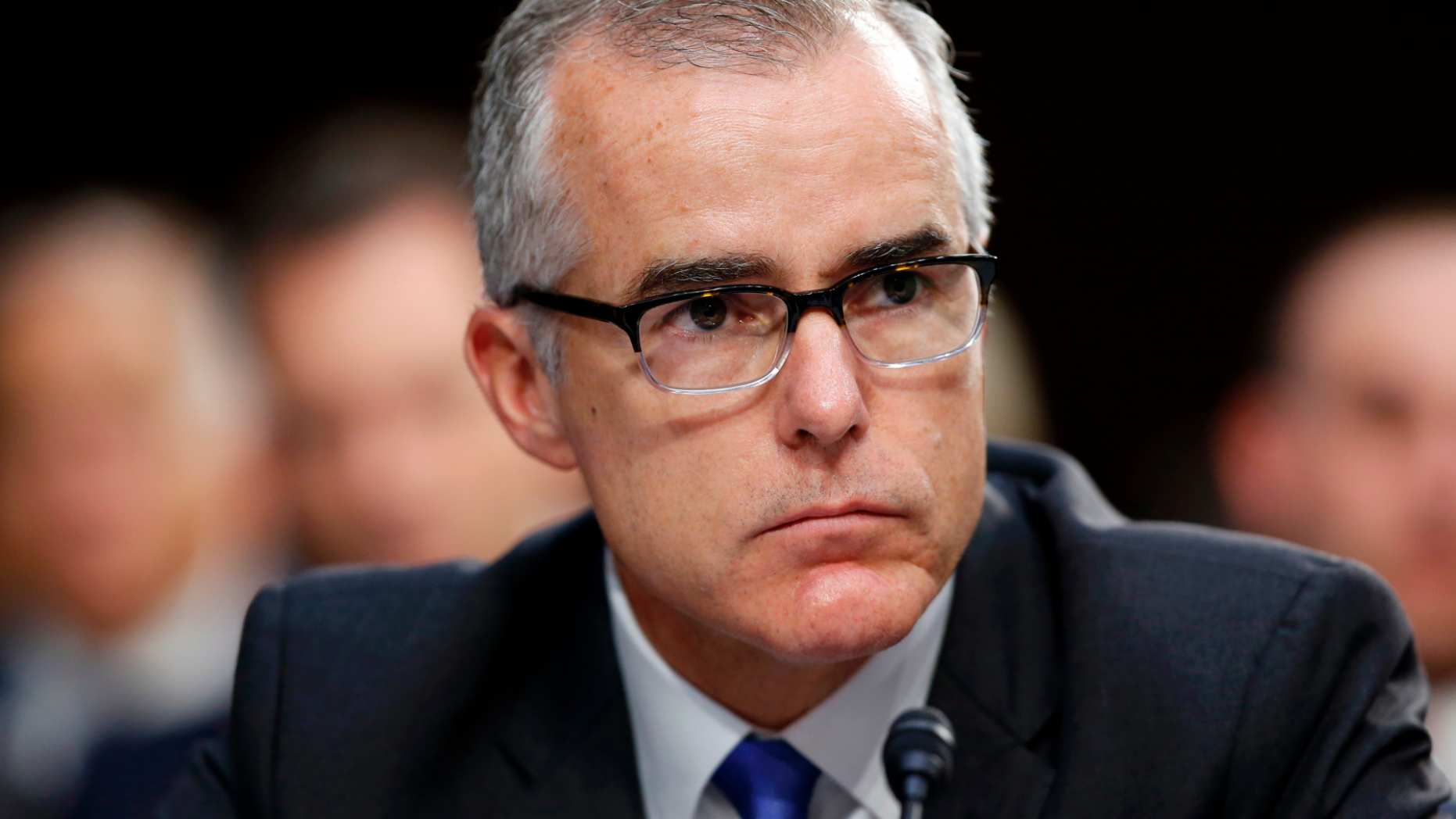 Then-FBI acting director Andrew McCabe, now a CNN contributor, approved one of the now-discredited FISA applications. (AP Photo/Alex Brandon, File)