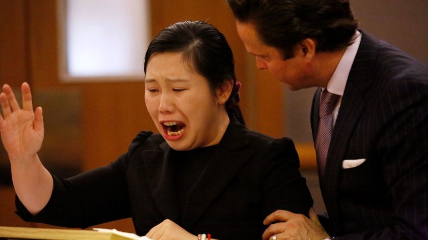 Yijing Chen and her mother were hit by a pickup driver while crossing the street in Calabasas.
