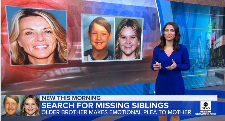 Son begs mom of missing siblings to come home