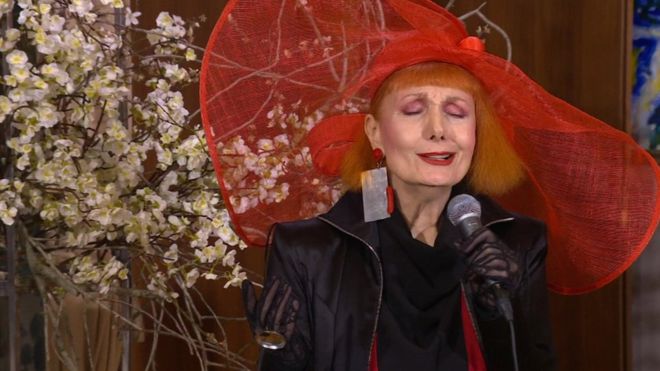 Josipa Lisac is known in Croatia for her idiosyncratic performances and fashion