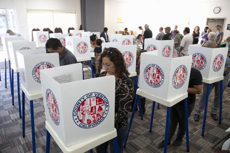 Voters at polling station in Ventura County, California

Joseph Sohm / Shutterstock.com