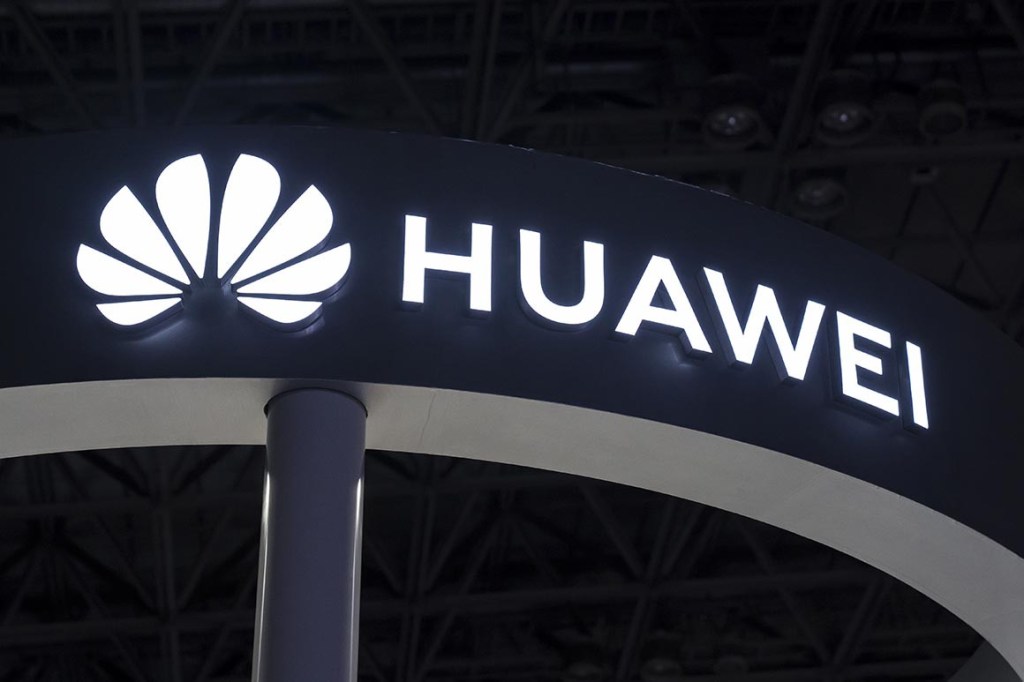 The Huawei Technologies Co. logo. | Tomohiro Ohsumi/Getty Images